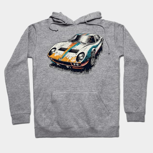 Lamborghini Miura Hoodie by Vehicles-Art